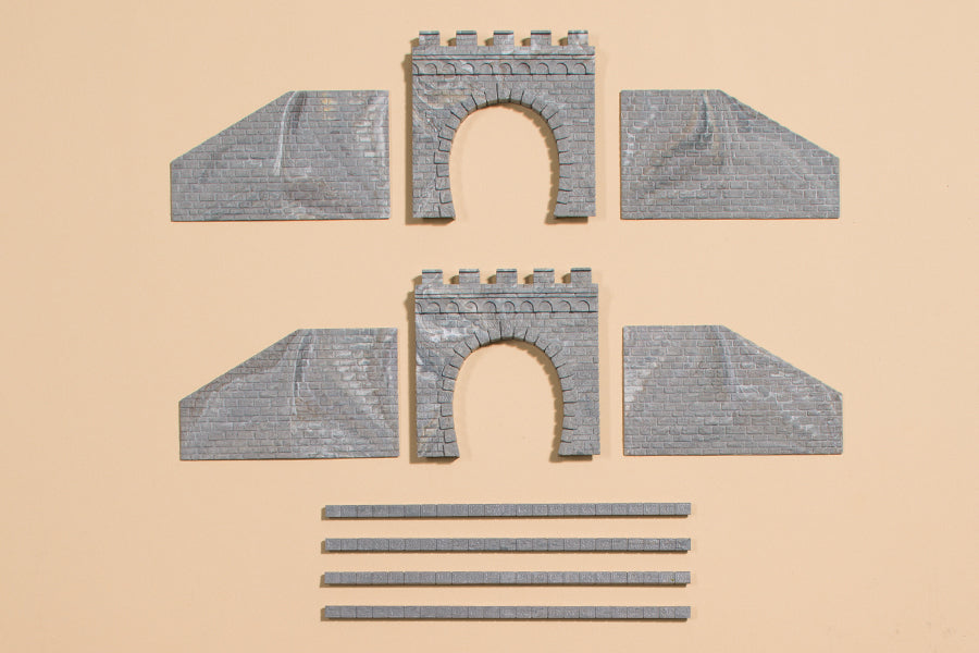 Auhagen 13276, Tunnelportale, Bausatz / TT