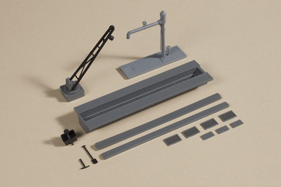 Auhagen 13289, Entschlackungsanlage mit Wasserkran, Bausatz / TT