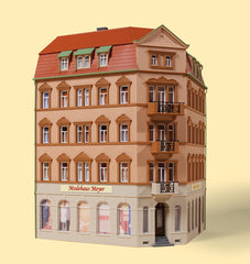 Auhagen 13334, Eckhaus Markt 1, Bausatz / H0 - TT