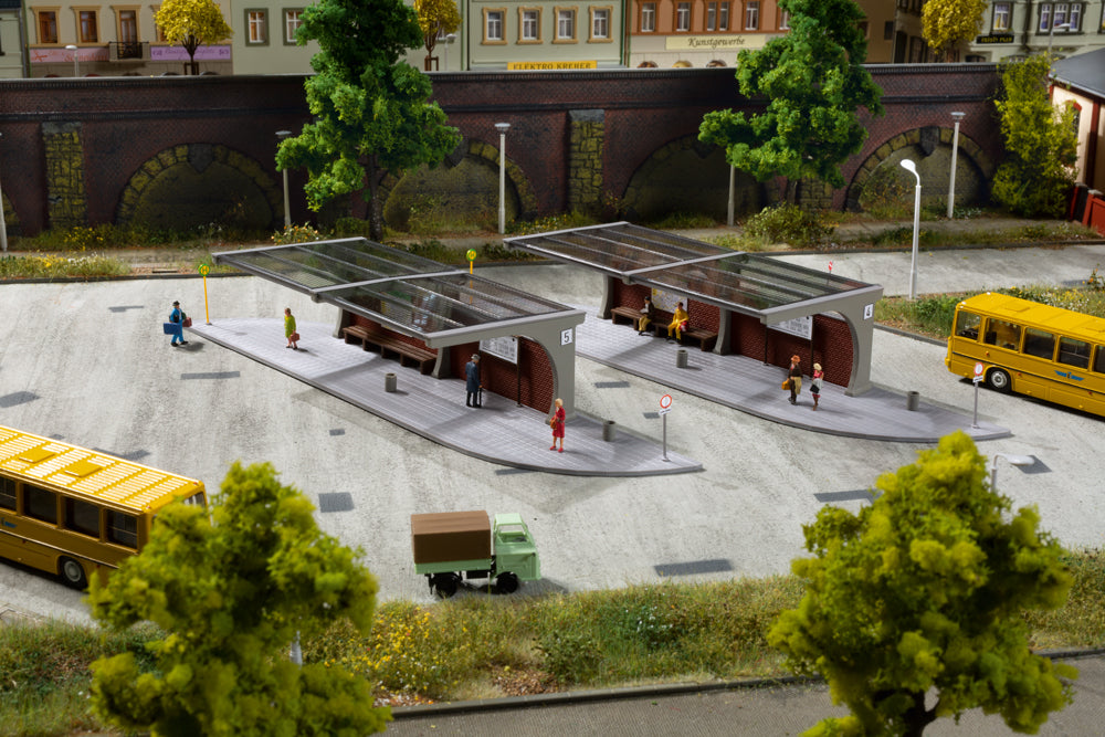 Auhagen 13350, Erweiterung Busbahnhof, Bausatz / TT