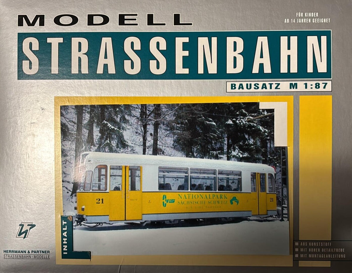 Herrmann & Partner 14031/2, Gotha B2-62, Kirnitzschtalbahn, Bausatz / H0m