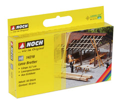 Noch 14216, Lose Bretter, Bausatz / H0 - TT - N