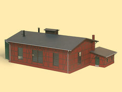 Auhagen 14470, Lokschuppen zweiständig, / N