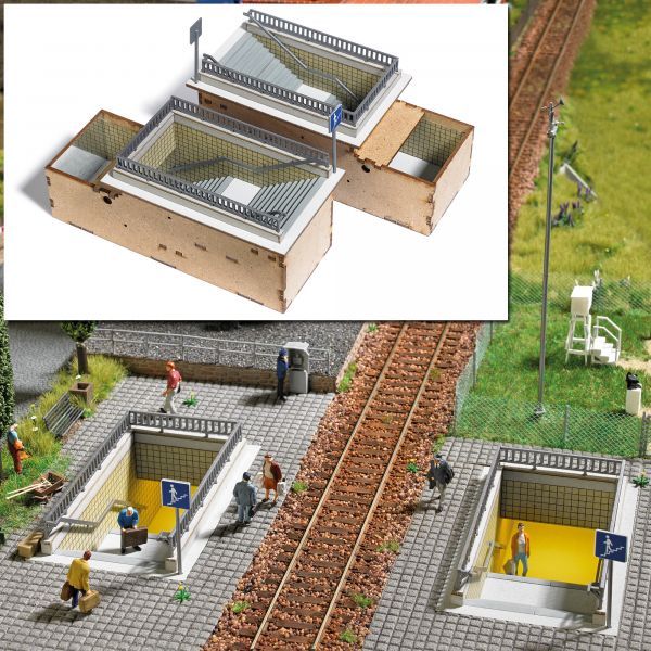 Busch 1465, Fußgängerunterführung, Bausatz / H0