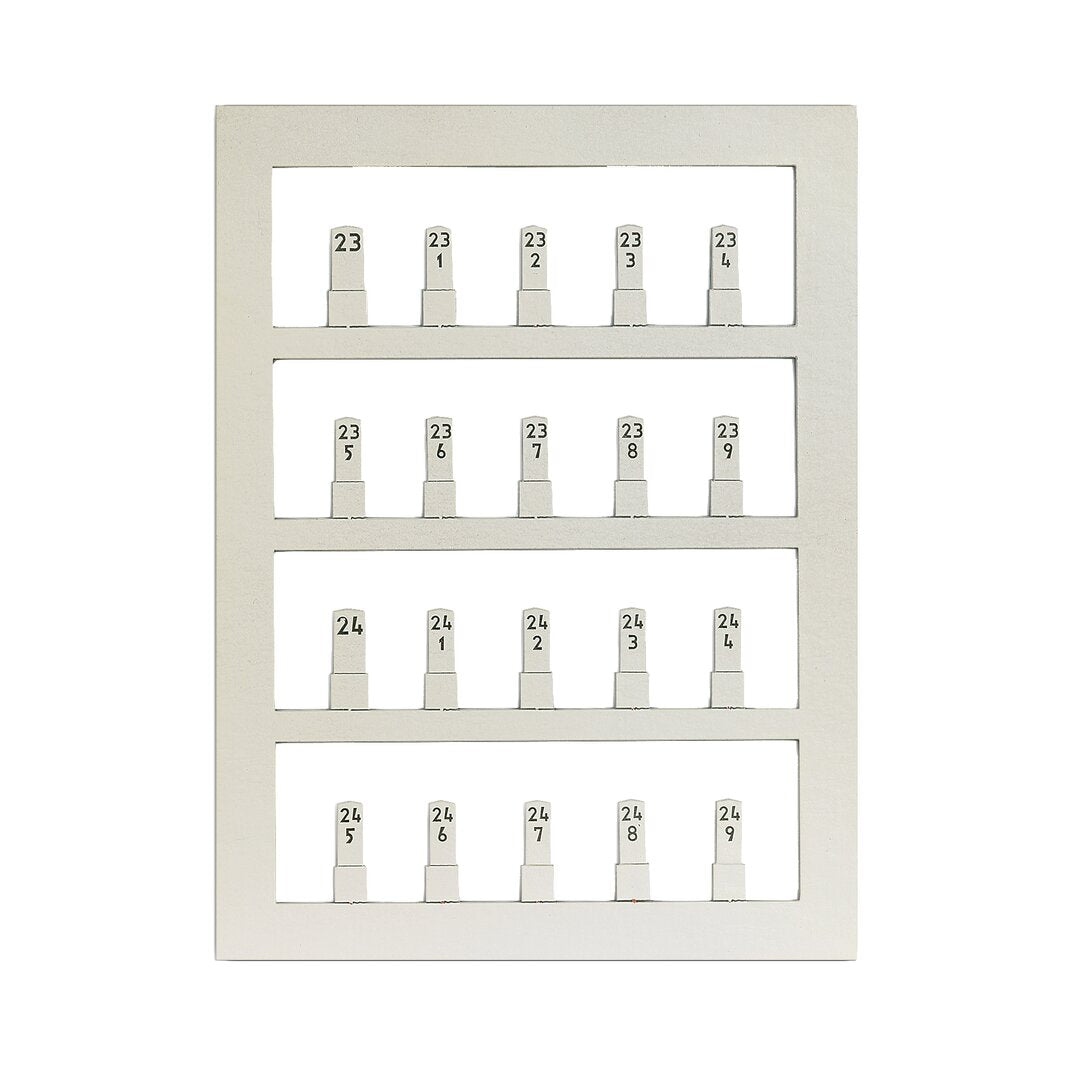 Busch 1489, Nummernsteine, 40 Stück / H0