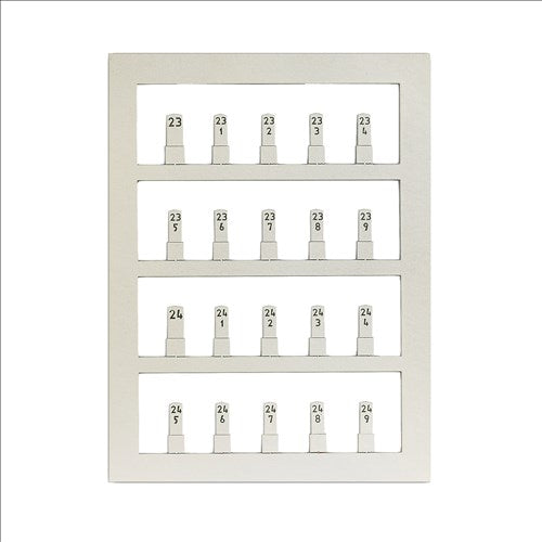 Busch 8127, Nummernsteine / N