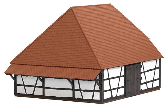 Busch 8787, Scheune, Bausatz / TT