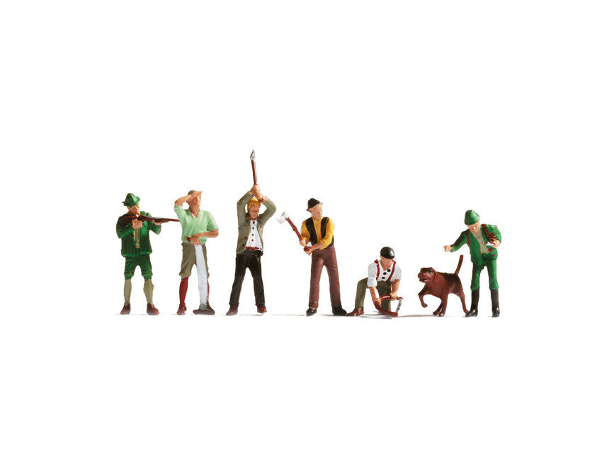 Noch 15060, Jäger und Holzfäller, Figuren / H0