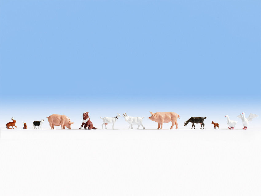 Noch 15711, Tiere auf dem Bauernhof / H0