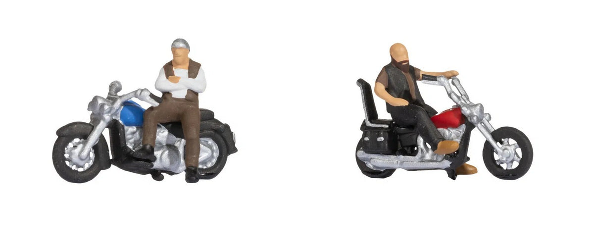 Noch 45906, Rocker auf Motorrädern, Figuren / TT
