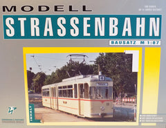 Herrmann & Partner 16012A, Straßenbahn Gelenkwagen G4, Gotha, Bausatz / H0m