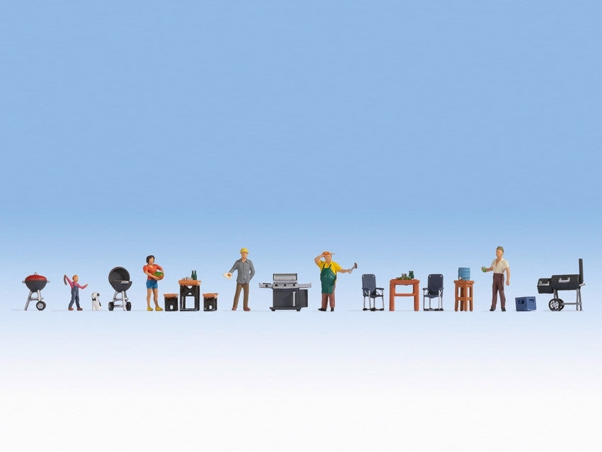 Noch 16200, Figuren-Themenwelt „Grill-Party“, / H0