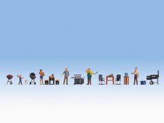 Noch 16200, Figuren-Themenwelt „Grill-Party“, / H0