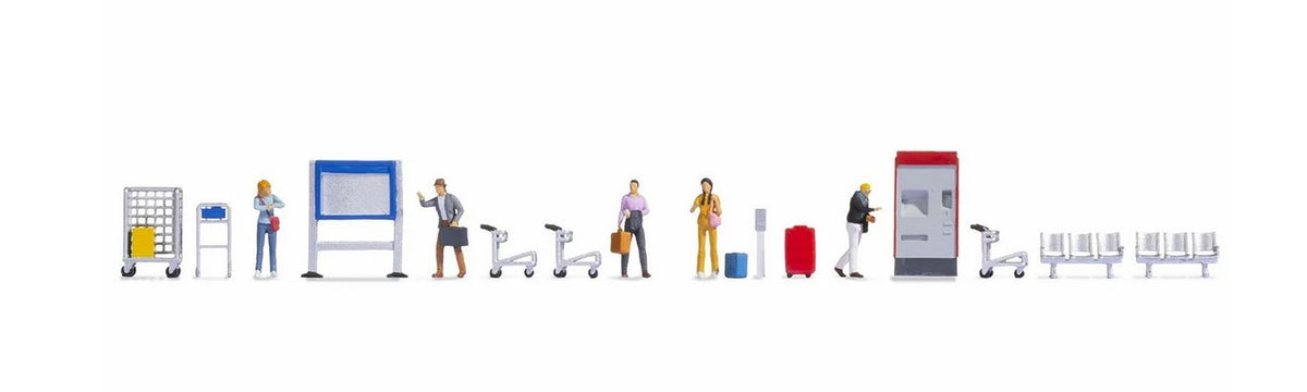 Noch 16268, Figuren-Themenwelt „Bahnsteig”  / H0