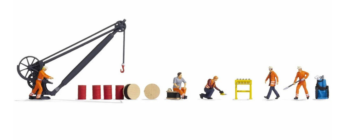 Noch 16270, Figuren-Themenwelt „Bahnbetriebswerk” / H0