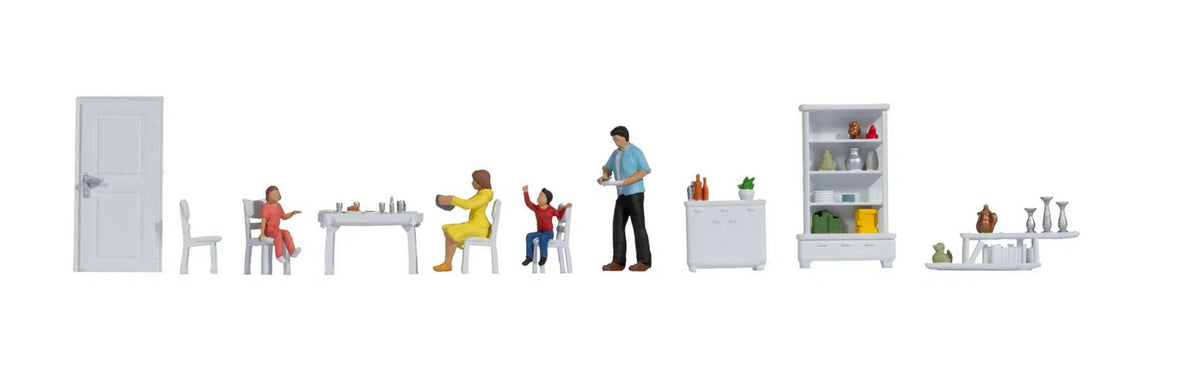 Noch 16284, Figuren-Themenwelt "Esszimmer" / H0