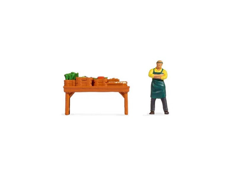 Noch 16500, Tiny-Scenes 'Gemüsestand' , Figuren / H0