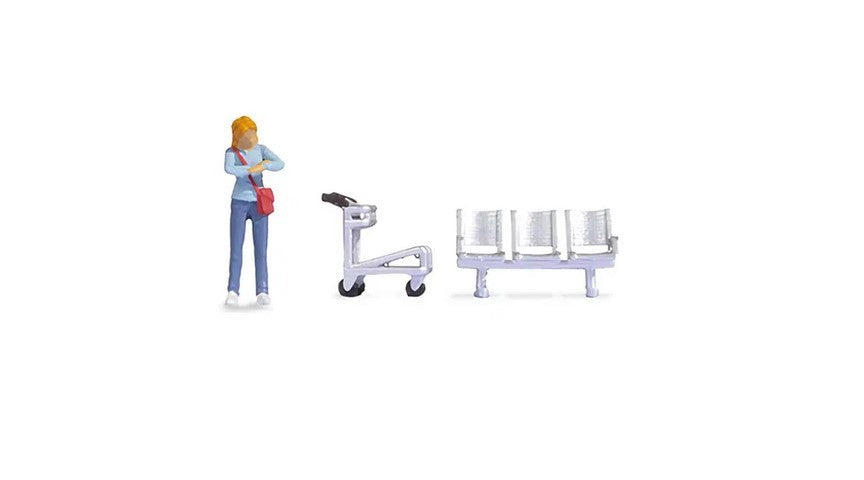 Noch 16528, Tiny-Scenes „Auf dem Bahnsteig” , Figuren / H0