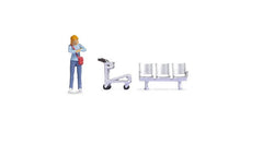 Noch 16528, Tiny-Scenes „Auf dem Bahnsteig” , Figuren / H0