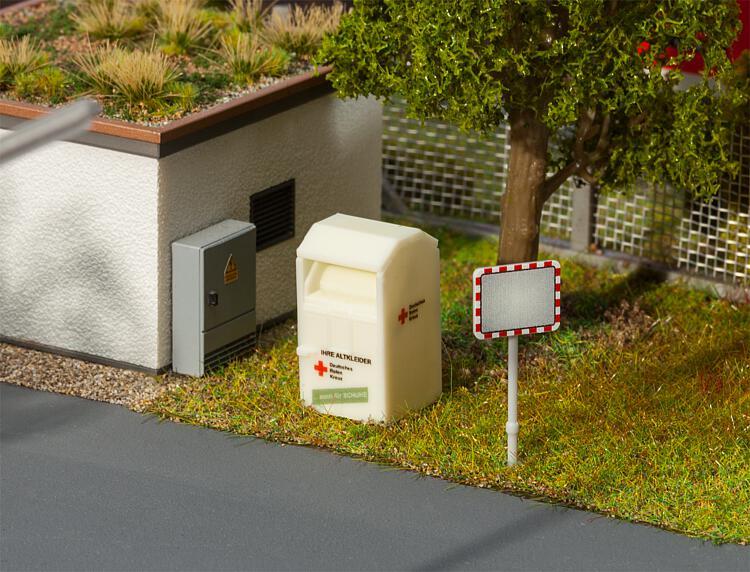 Faller 180932, Altkleidercontainer, / H0
