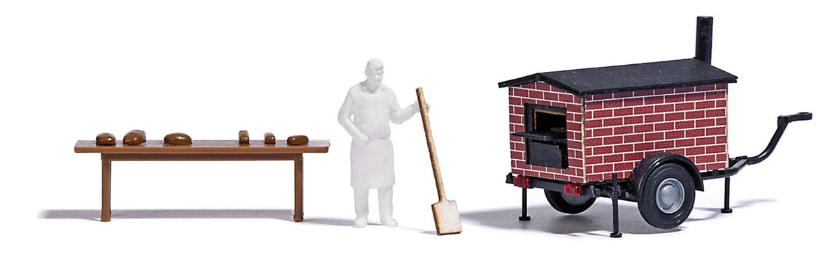 Busch 1827, Mobiler Brotbackofen, Bausatz / H0