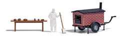 Busch 1827, Mobiler Brotbackofen, Bausatz / H0