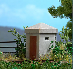 BUSCH 1027 Splitterschutzbunker – 2 Stück, Spur H0, 1:87