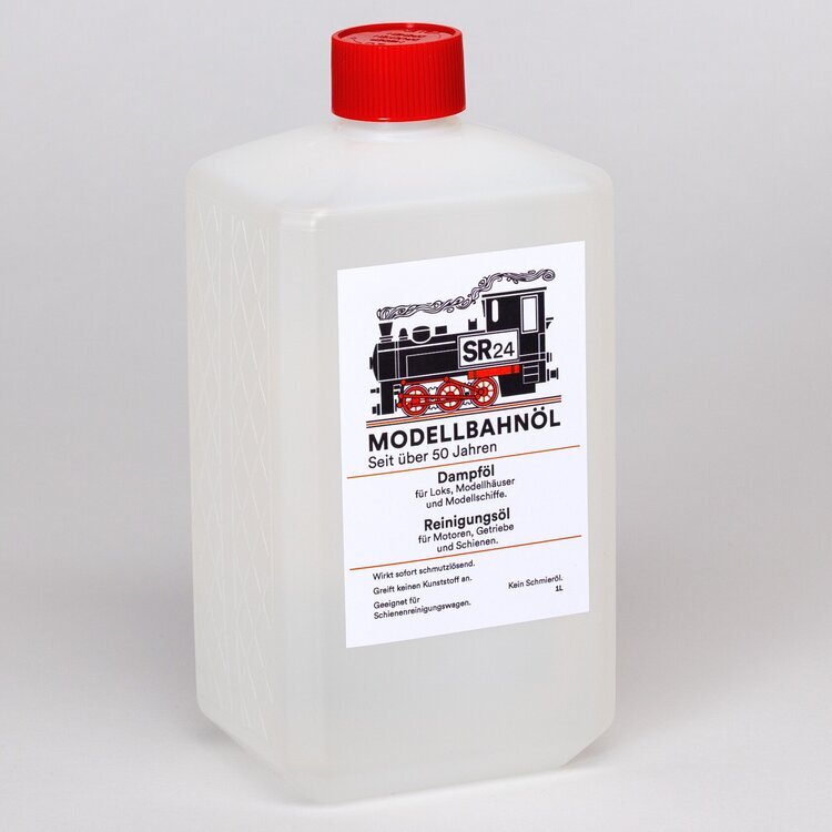 SR24, Modellbahnöl, 1Liter, Dampföl, Reinigungsflüssigkeit