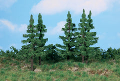 Heki 2138, 5 Fichten 11 cm