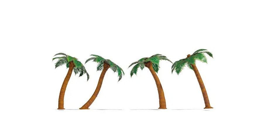 Noch 21973, Palmen, 4 Stück, Höhe 4,5 cm / H0 - TT - N