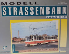 Herrmann & Partner 22072/C, Straßenbahn – Modell TATRA KT4D, Typ. Cottbus, / H0