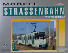Herrmann & Partner 22073/C, Straßenbahn KT4D - Typ Frankfurt/O, Bausatz / H0m