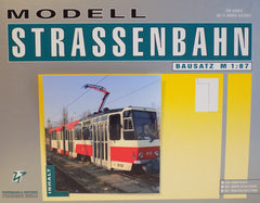Herrmann & Partner 22073B, Straßenbahn KT4D, Frankfurt/O., Bausatz / H0m