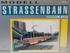Herrmann & Partner 22074A, Straßenbahn KT4D Typ Gera mod., Bausatz / H0m