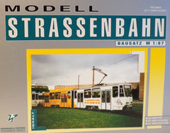 Herrmann & Partner 22074B, Straßenbahn KT4D, Gera, Bausatz / H0m