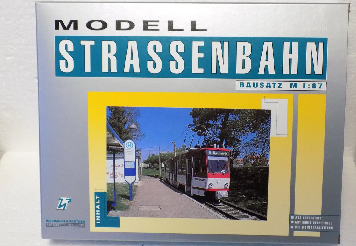Herrmann & Partner 22075/F, Straßenbahn KT4D Gotha, Bausatz / H0