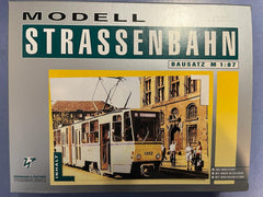 Herrmann & Partner 22081/A, Straßenbahn TATRA KT4D Typ Leipzig, Bausatz / H0