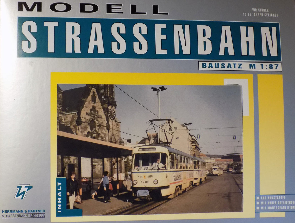 Herrmann & Partner 23057 / 1, Tatra T4 – Typ Leipzig, Bausatz / H0