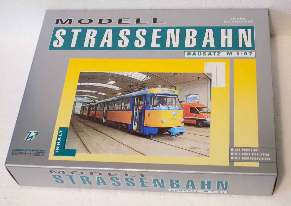 Herrmann & Partner 23069, Tatra T4 / B4 – Typ Leipzig, Bausatz / H0