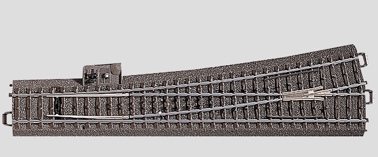 Märklin. 24711, Schlanke Weiche links