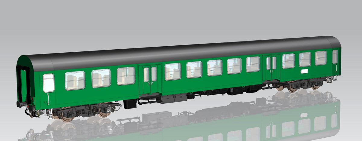 Piko 28001, Halberstädter Mitteleinstiegswagen, 2. Klasse, DR, Ep.IV / H0