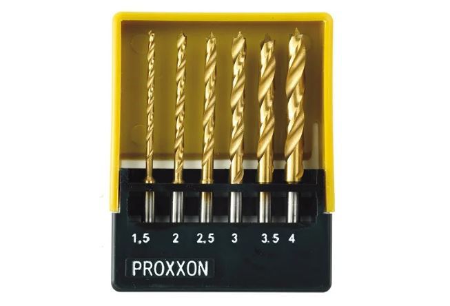 Proxxon 28876, HSS Spiralbohrersatz mit Zentrierspitze, / -
