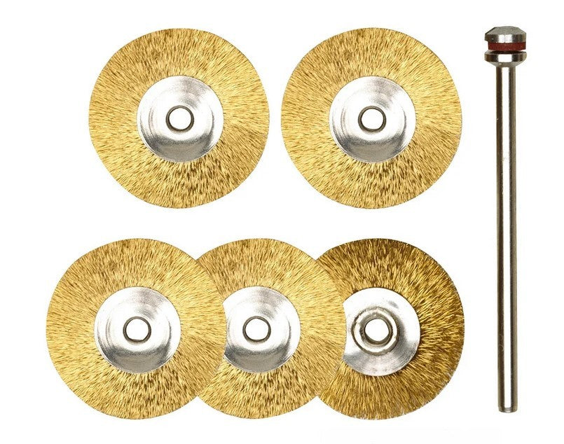 Proxxon 28962, Radbürsten, Messing / -