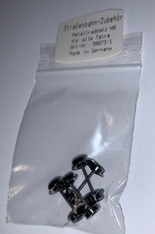 Herrmann & Partner, 30073/1, 4 H0 Metallradsätze für alle Tatra