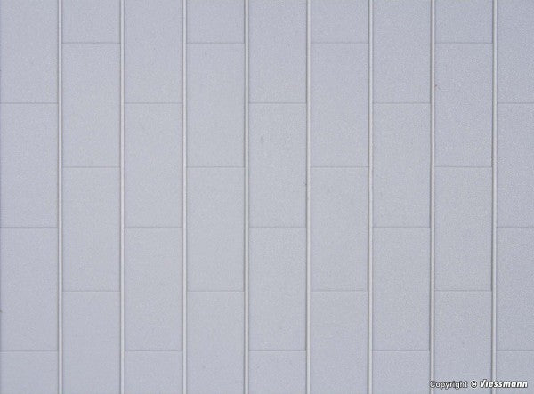 Kibri 34148, Blechdachplatte, L ca. 20 x B 12 cm, / H0