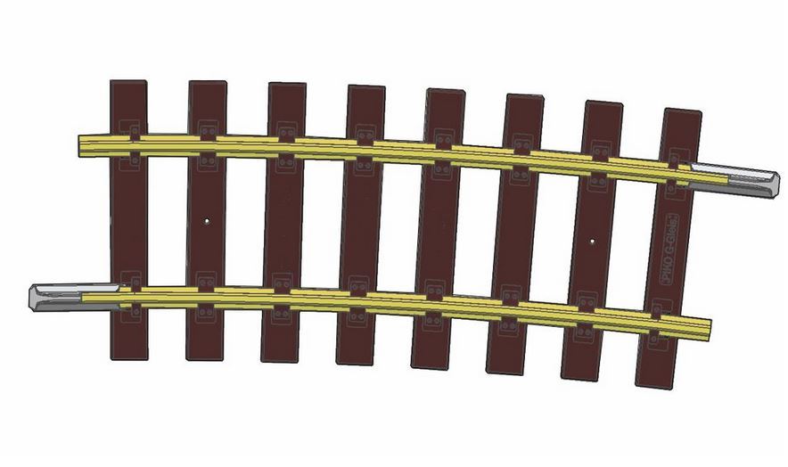 Piko 35218,  Bogen G-R7, 7,5°, / G