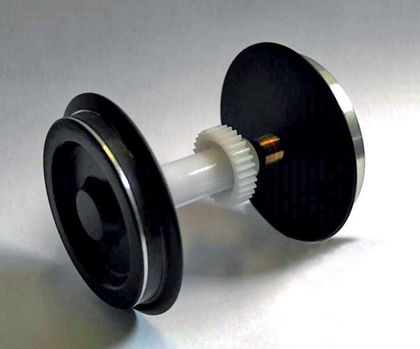 Piko 36071, Radsatz mit Haftreifen für BR 218 / V 100/BR199 / Schienenbus / G