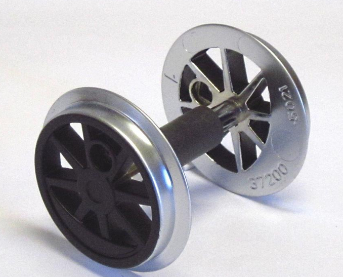 PIKO, 36079, G Radsatz ohne Zahnrad für US Dampflok schwarz