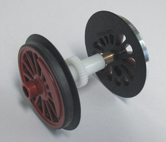 PIKO, 36177, G Speichenradsatz mit Haftreifen und Zahnrad für V60 / BR 260