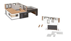 Kibri 38335, Kubushaus Julia im Bau - Polyplate Bausatz / H0
